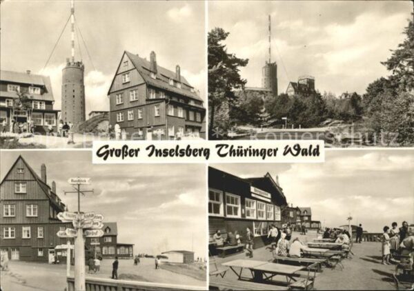 Schmalkalden Gr Inselsberg Thüringer Wald Teilansich