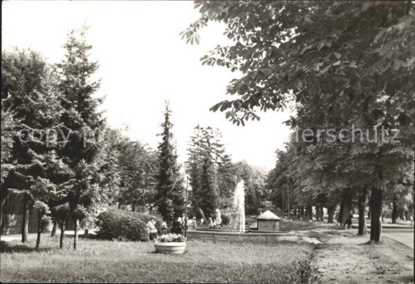Friedrichsbrunn Harz Park Fontäne
