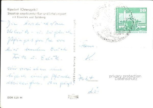 Kipsdorf mit Bärenfels und Spitzberg – Bild 2