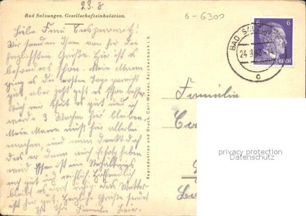 Bad Salzungen Gesellschaftsinhalations Brunnen – Bild 2