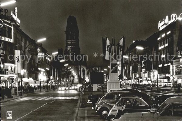Berlin Kurfürstendamm bei Nacht