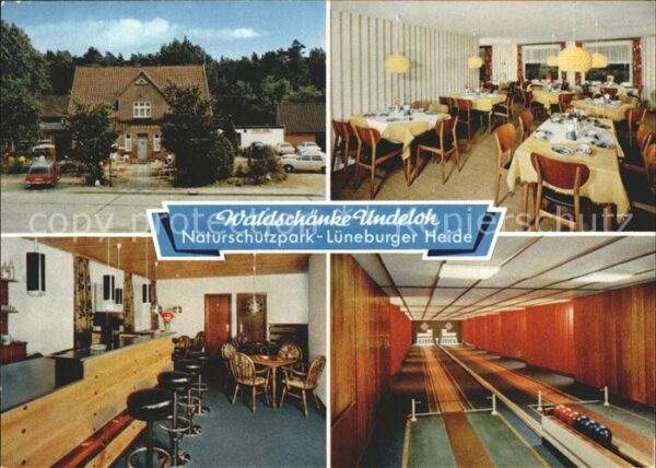 Undeloh Waldschänke Undeloh Gastraum Kegelbahn