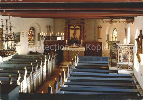 Hallig Hooge Kircheninneres