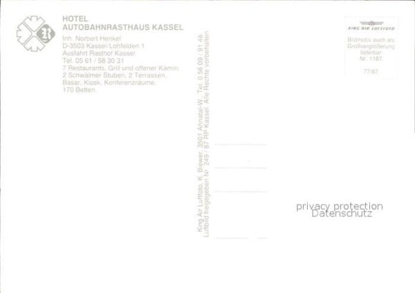 Kassel Autobahnrasthaus Fliegeraufnahme – Bild 2