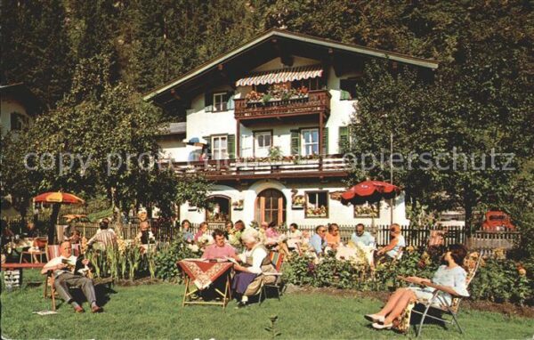 Lofer Pension Stainer Terrasse