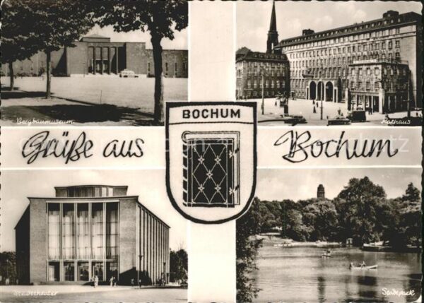 Bochum Bergbaumuseum Rathaus Stadttheater Stad
