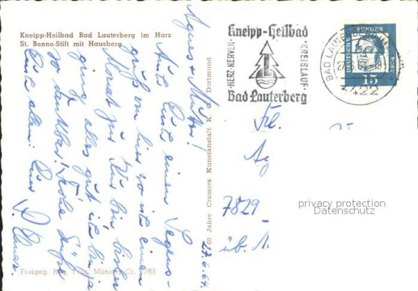 Bad Lauterberg St Benno Stift mit Hausberg – Bild 2