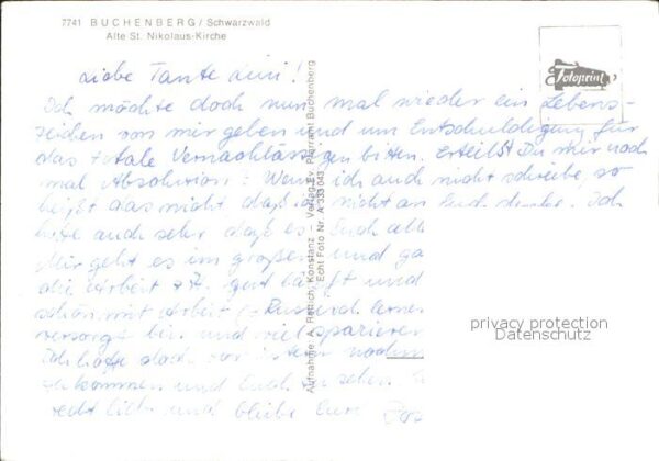 Buchenberg Koenigsfeld Schwarzwald Alte St Nikolaus Kirche – Bild 2