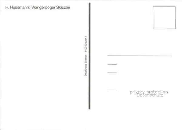 Wangerooge Nordseebad Kath Kirche Wangerooger Skizzen – Bild 2