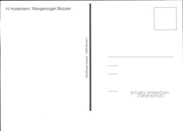 Wangerooge Nordseebad Wangerooger Skizzen Am Westanleger – Bild 2