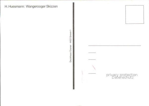 Wangerooge Nordseebad Am Weststrand Wangerooger Skizzen – Bild 2