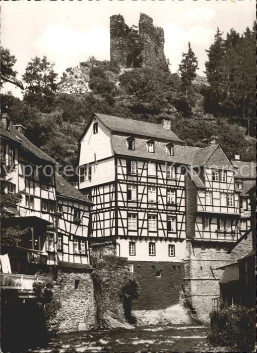 Monschau Haller Ruine Rurpartie