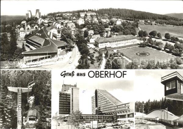 Oberhof Thueringen Sessellift Interhotel Panorama Rennschl