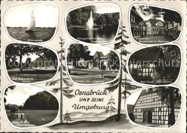 Osnabrueck mit Dümmersee Kasinoteich Rathaus Heger