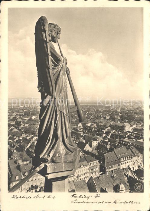 Freiburg Breisgau Posaunenengel am Münsterturm