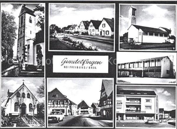 Gundelfingen Breisgau Ortsansichten Kirchen