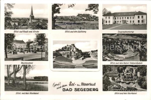 Bad Segeberg Kalkberg Jugendherberge Marktplatz Natu