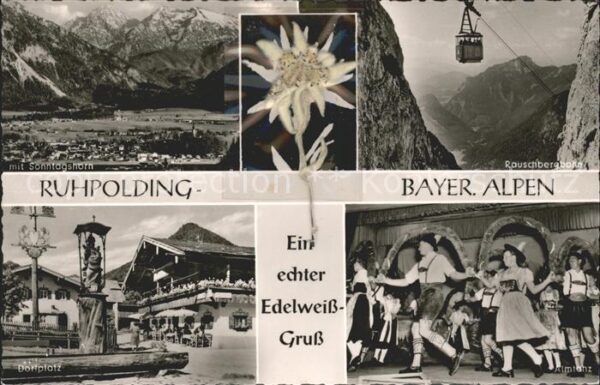 Ruhpolding Sonntagshorn Rauschbergbahn Dorfplatz A