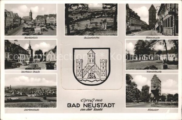 Bad Neustadt Marktplatz Luitpoldhöhe Hohnstr Kurhaus