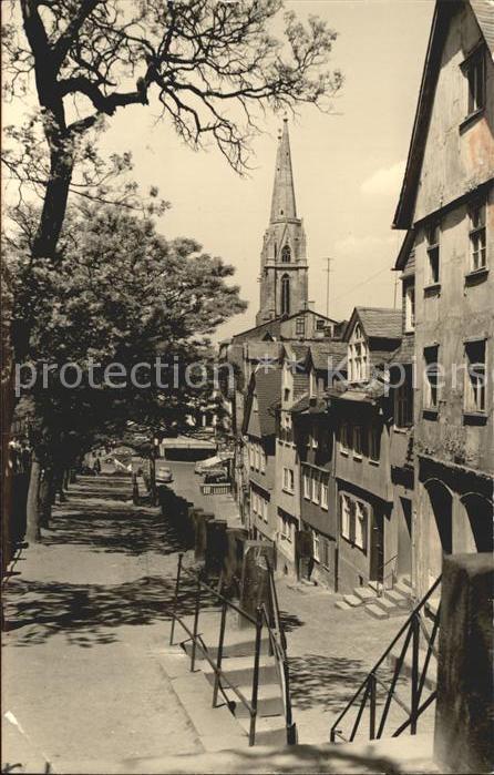 Marburg Lahn Teilansicht Kirche
