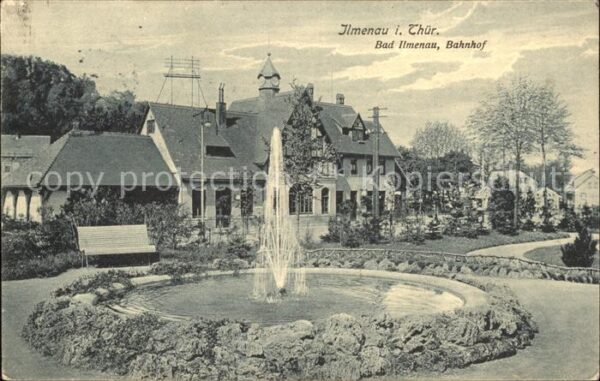 Ilmenau Thueringen Bahnhof Ilmenau Bad Springbrunnen