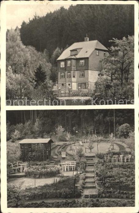 Ilmenau Thueringen Haus Deutschbein Garten
