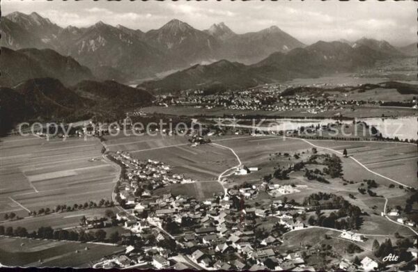 Schwangau Fliegeraufnahme Königsschlösser Forggen