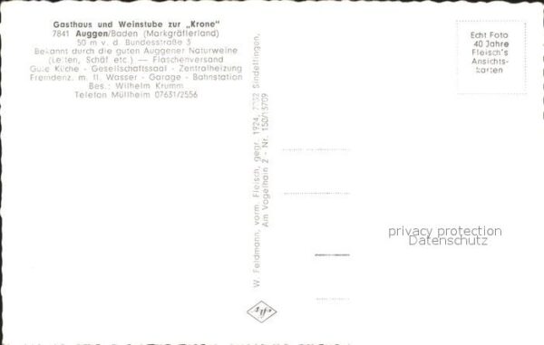 Auggen Gasthaus Weinstube zur Krone – Bild 2