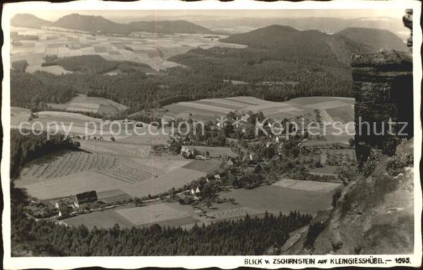 Kleingiesshuebel Blick vom Zschirnstein