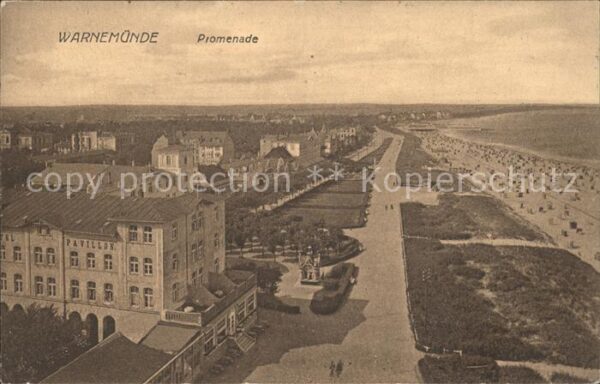 Warnemuende Ostseebad Strand Promenade
