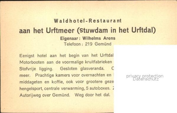 Gemuend Eifel Waldhotel Restaurant im Urftdal – Bild 2
