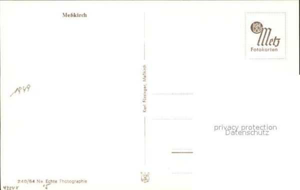 Messkirch Ortsansicht mit Kirche – Bild 2