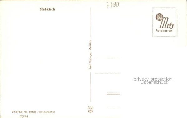 Messkirch Ortsansicht mit Kirche – Bild 2