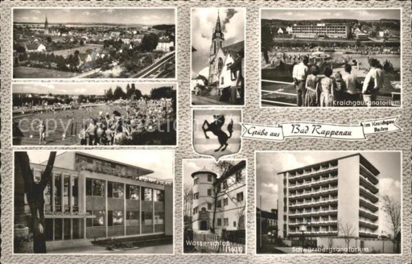 Bad Rappenau Panorama Kirche Kraichgausanatorium Hal