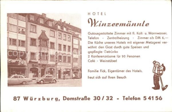 Wuerzburg Hotel Winzermännle