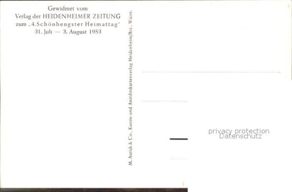 Heidenheim Brenz Stadtkern mit Schlossberg – Bild 2