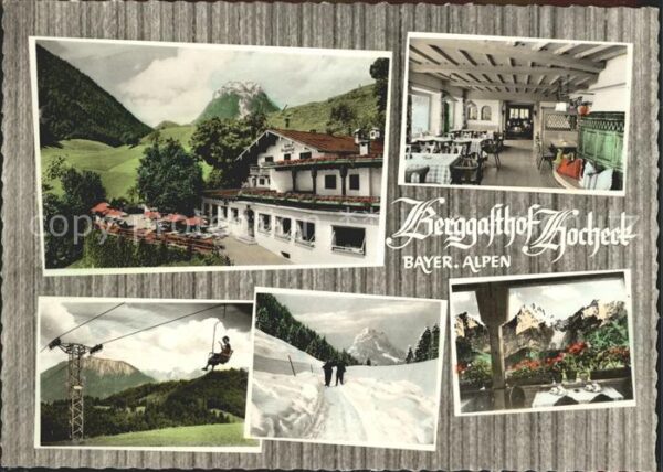 Hocheck Oberaudorf Berggasthof Hocheck Terrasse Stube Sess
