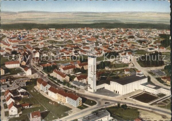 Kaufbeuren Neugablanz mit Herz Jesu Kirche Flieger