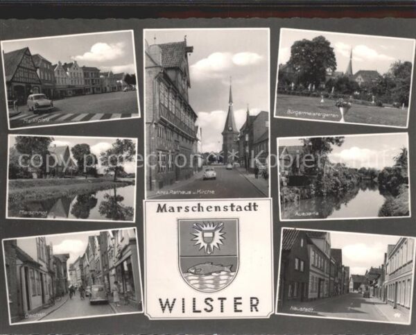 Wilster Markt Altes Rathaus Kirche Bürgermeiste