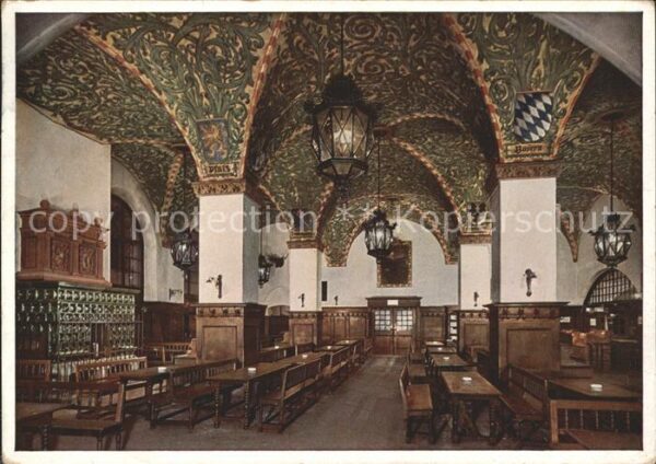 Muenchen Hofbräuhaus Gastraum
