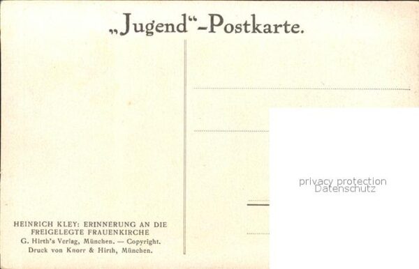 Kley Frauenkirche Jugend-Postkarte – Bild 2