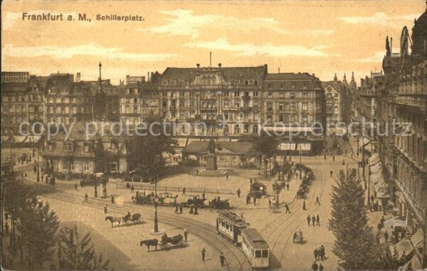 Strassenbahn Frankfurt am Main Schillerplatz