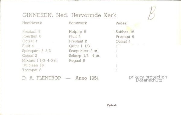 Kirchenorgel Ginneken Hervormde Kerk – Bild 2