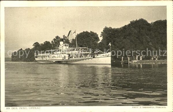 Dampfer Seitenrad Insel Ufenau