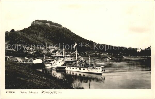 Dampfer Binnenschifffahrt Königstein Sächsische Schweiz
