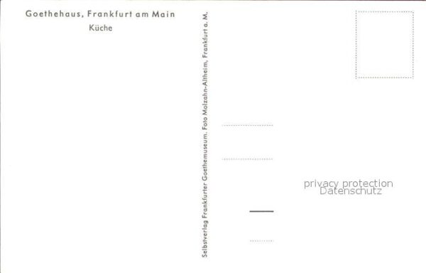 Goethe Johann Wolfgang von Goethehaus Frankfurt am Main Küche – Bild 2