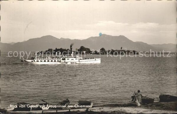 Dampfer Binnenschifffahrt Fraueninsel am Chiemsee