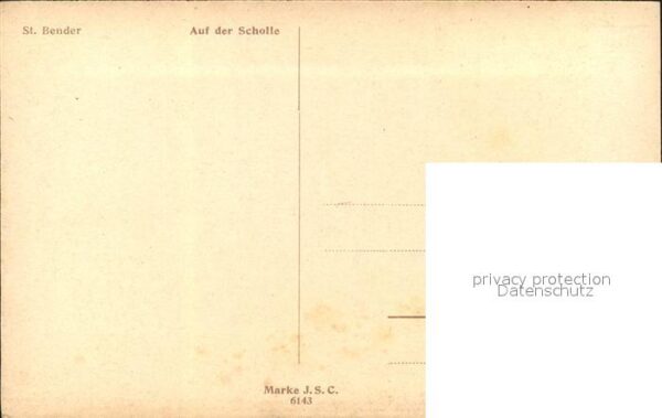 Kuenstlerkarte St. Bender Auf der Scholle – Bild 2