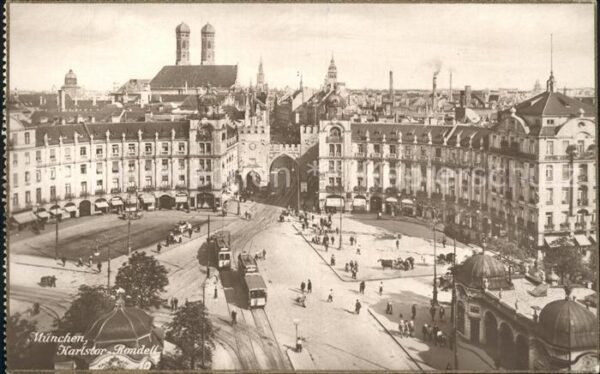 Strassenbahn Karlstor-Rondell München