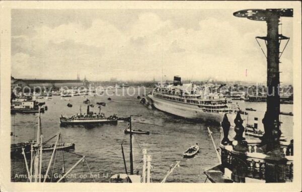 Dampfer Oceanliner Amsterdam Hafen
